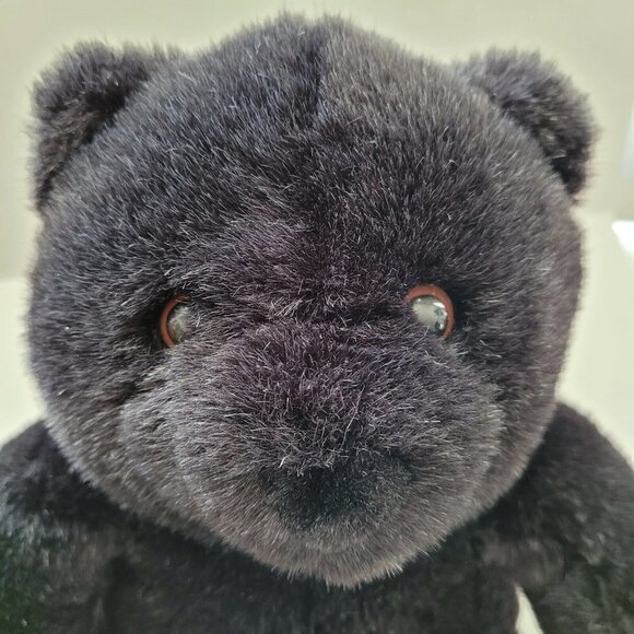 1997 Vintage Build A Bear Retired Black Grizzly Bear Blank Canvas Great Cond - Picture 7 of 7